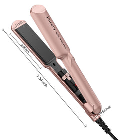 Farery mini flat iron compact size fits in small bags.