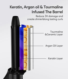 FARERY half-inch barrel designed for pixie and short hairstyles