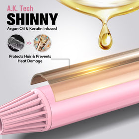 FARERY curling iron heats in 30 seconds for efficiency.