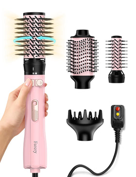 Farery rotating hot air brush with 1.5-inch round brush for instant volume