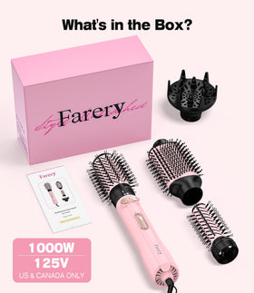Farery three heat settings and two speeds for customization