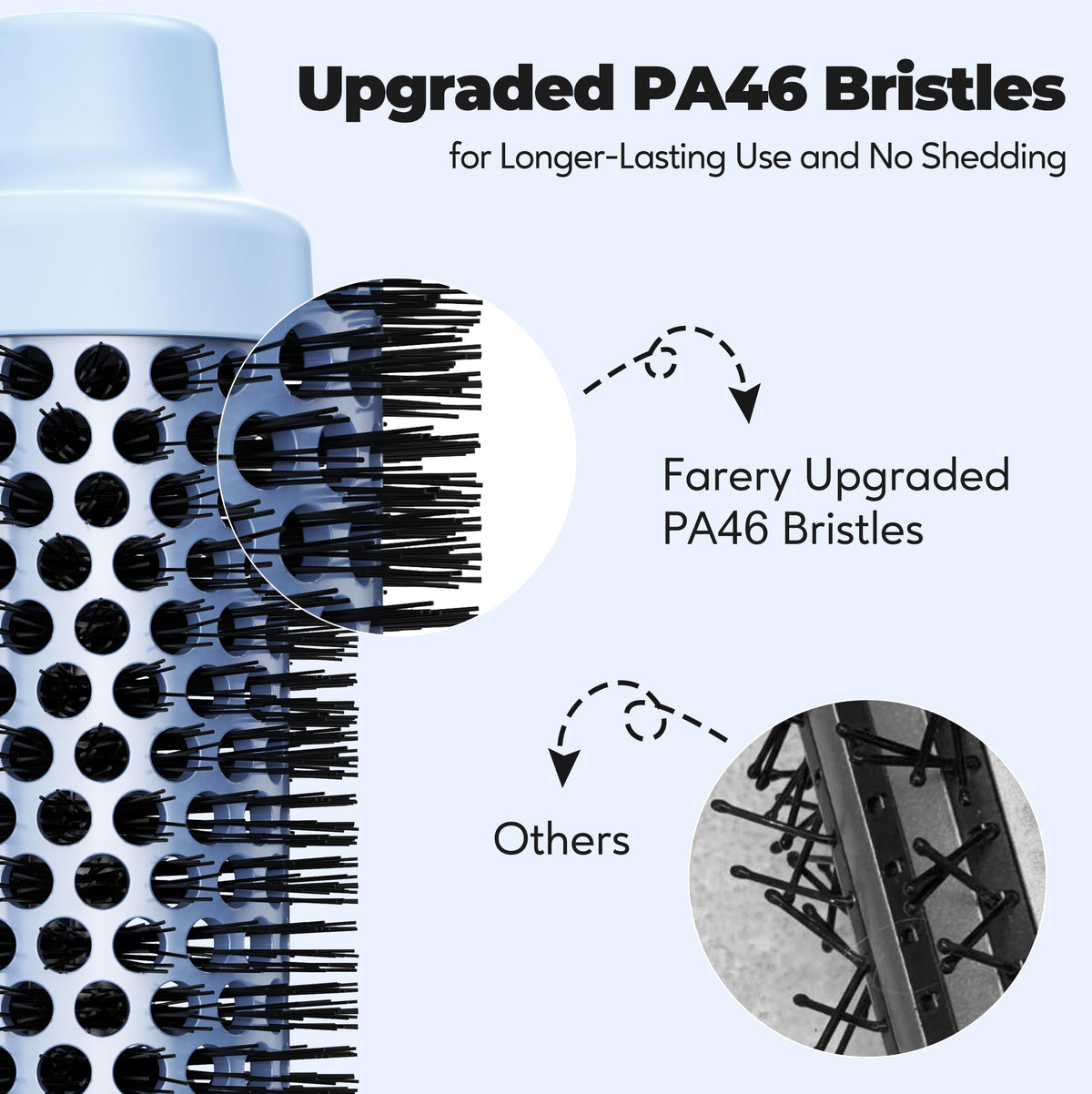 Five-level adjustable temperature delivers tailored heat for different hair types.