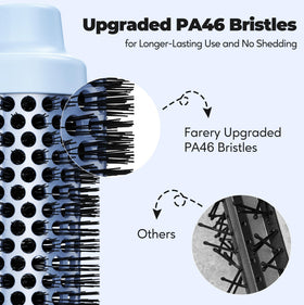 Five-level adjustable temperature delivers tailored heat for different hair types.