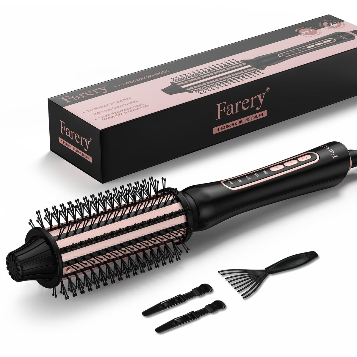 Farery Thermal Brush all-in-one styling to speed up routines.