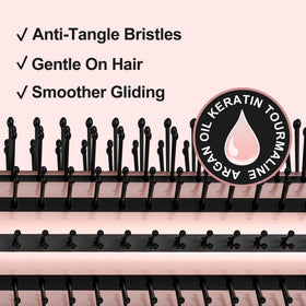 Farery Thermal Brush cool tip design for skin-safe curling.