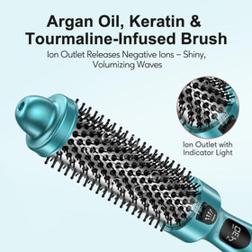Farery Thermal Brush heats quickly for faster styling and consistent temperature.