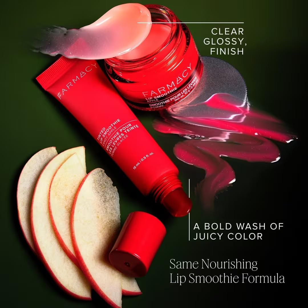 Farmacy Apple A Day peptide label highlights peptide-powered plumping.