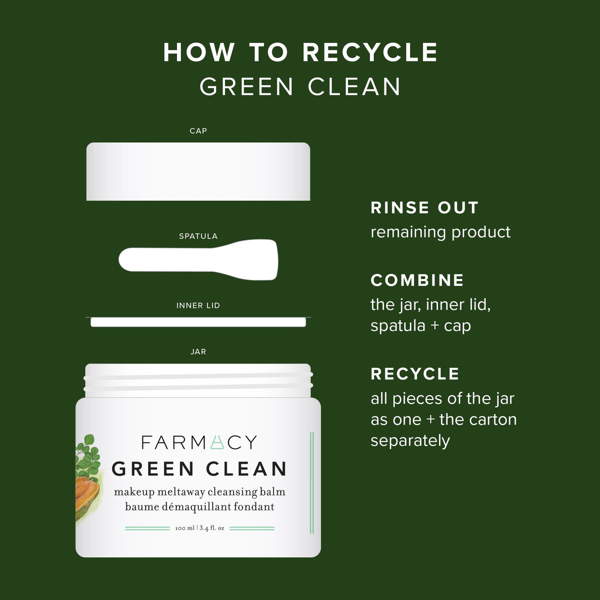 Farmacy double-cleanse bundle demonstrates versatile routine for light to heavy makeup days.