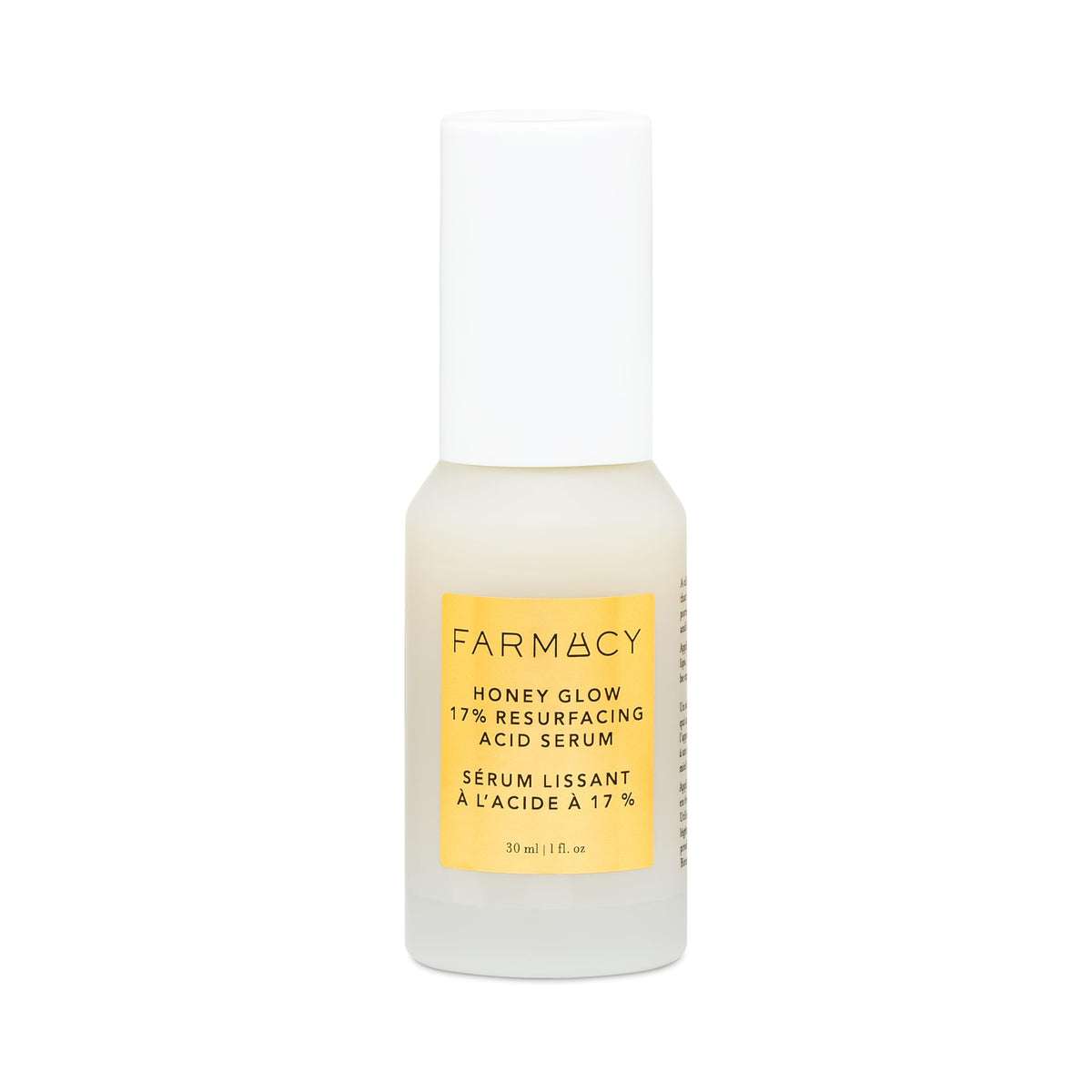 Farmacy Honey Glow serum bottle ready for a nighttime glow routine