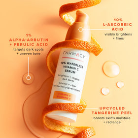 Farmacy ferulic-acid boost illustration highlighting enhanced vitamin C stability