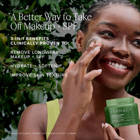 Farmacy Whipped Foaming Cleanser foamy lather cleans pores without over-stripping.