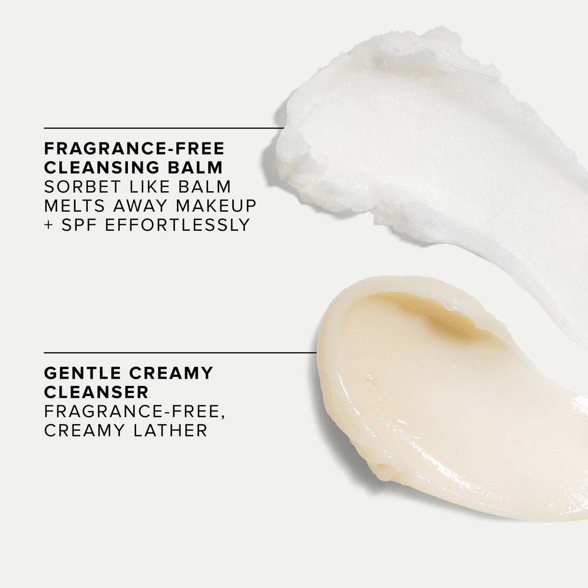 Close-up of Farmacy balm being applied to dry skin to melt makeup