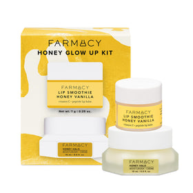 Farmacy Honey Halo moisturizer jar showing hydrated, plump-looking skin