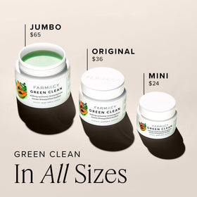 Recyclable Farmacy jar packaging supports sustainable beauty choices.
