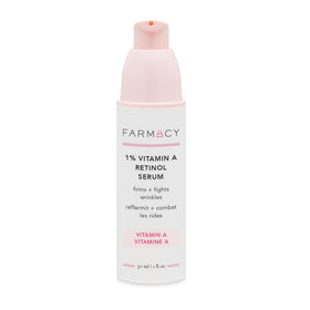Farmacy Retinol Serum bottle front view for your nightly routine.