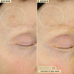 Farmacy serum absorption action shown with quick dry finish
