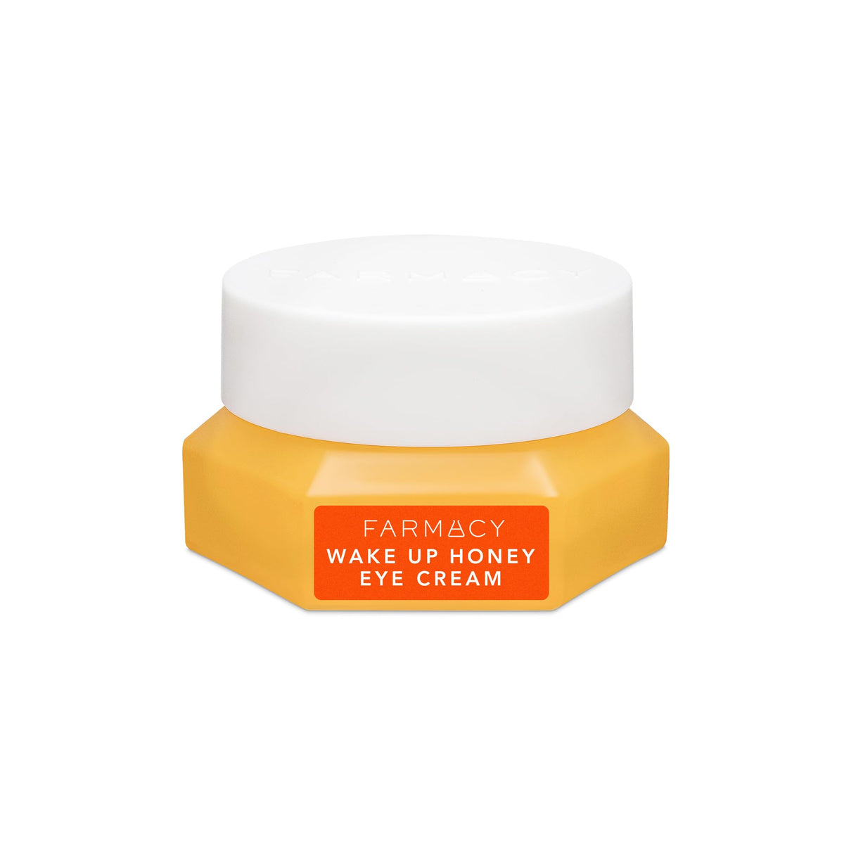 Farmacy Wake Up Honey Eye Cream tube ready for under-eye application and brightening