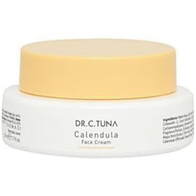 Farmasi Dr. C. Tuna Calendula Face Cream swatch demonstrates quick absorption