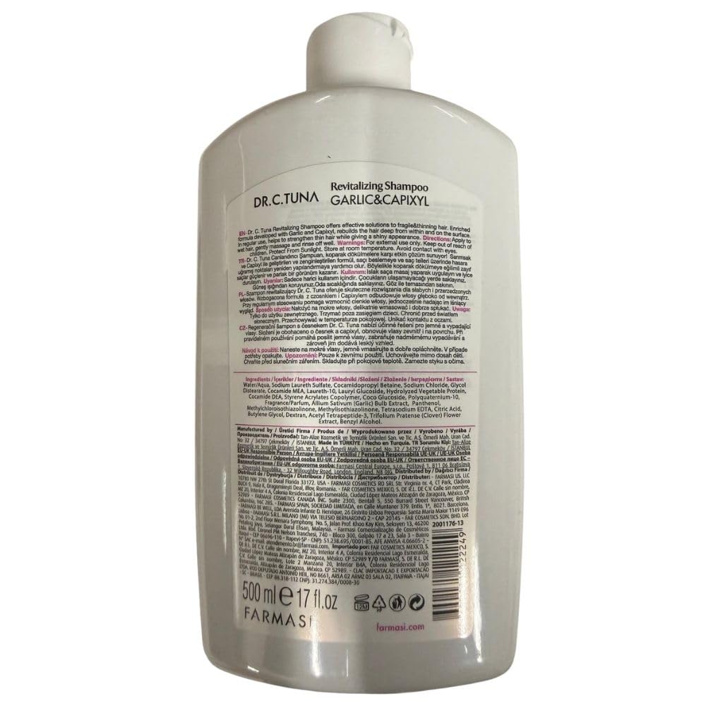 FARMASi Dr. C. Tuna Routine shot with shampoo and mask usage