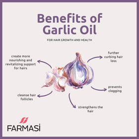 Farmasi Dr. C. Tuna garlic oil application demonstrates smooth distribution for all hair types.