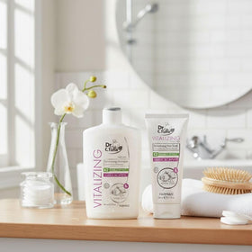 FARMASi Dr. C. Tuna Garlic Shampoo foamy lather close-up for gentle cleansing