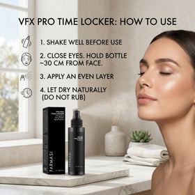 Farmasi Makeup Time Locker lightweight mist provides a weightless setting experience
