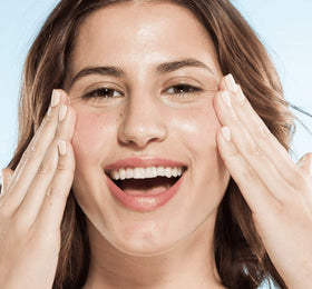 Bronze Fox Tanning Drops applied to skin for even tone and gradual color.