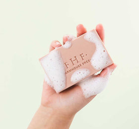 FarmHouse Fresh Coconut Cream Soap delivers creamy lather for daily cleansing.