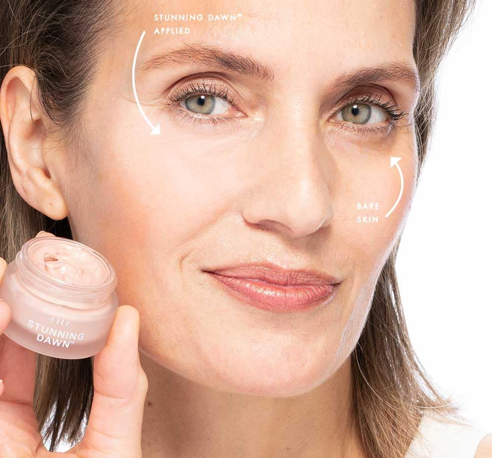 FarmHouse Fresh Eye Cream Bakuchiol texture focus shows a creamy formula for smoother appearance.
