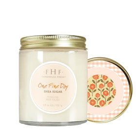 FarmHouse Fresh Face Exfoliator sugar scrub close-up for smoother, radiant skin