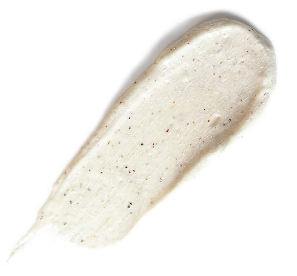 FarmHouse Fresh Finely Awake exfoliant powders close-up, showcasing plant-based texture for smoother skin