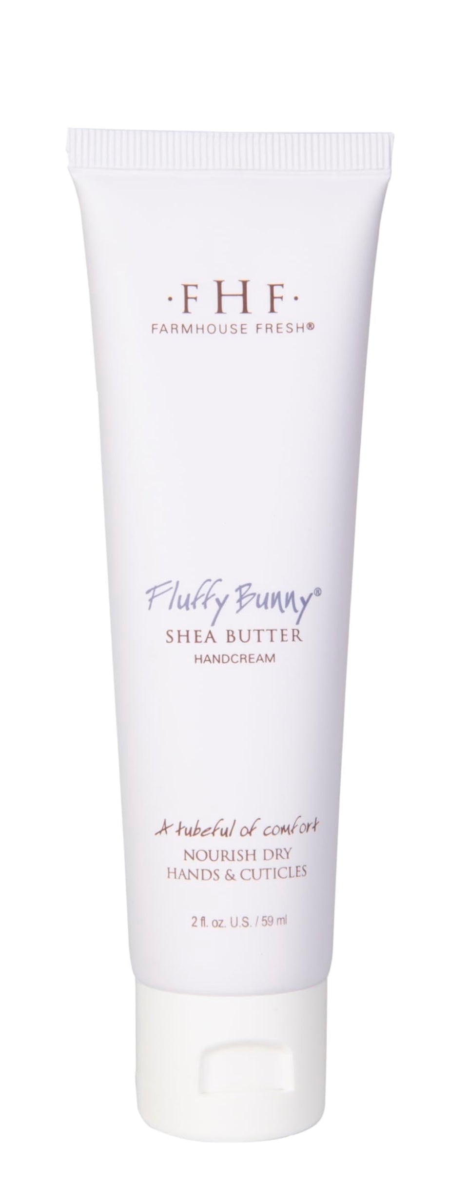 FarmHouse Fresh Fluffy Bunny hand cream Lavender Mint in use, ultra-hydration for dry hands