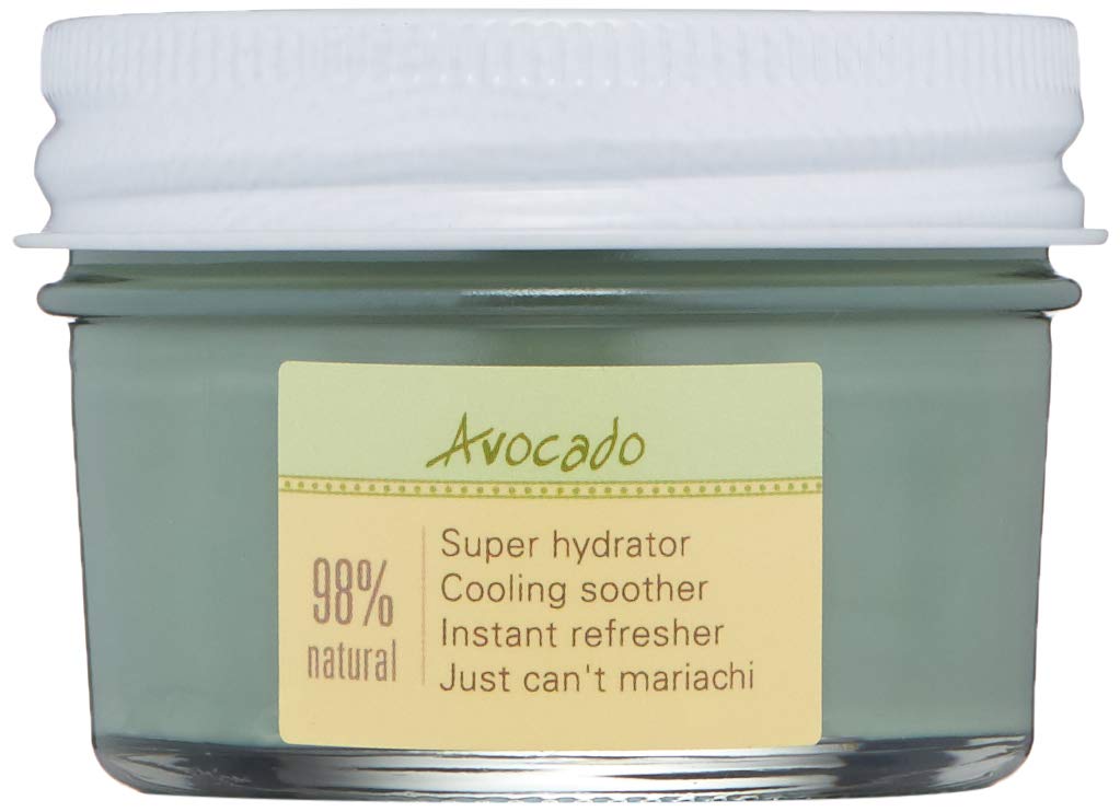 Application of FarmHouse Fresh Guac Star Mask for soothing hydration
