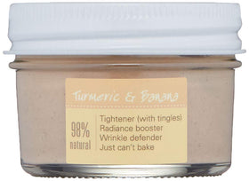 FarmHouse Fresh Mighty Tighty turmeric mask texture as it applies for smooth skin.