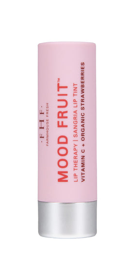 FarmHouse Fresh strawberry mood balm with natural fruity flavor and tint.