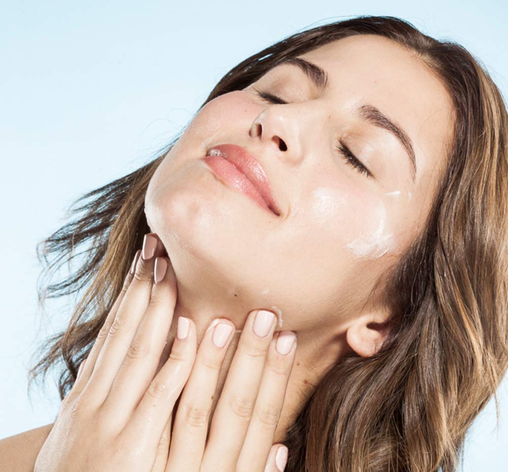 FarmHouse Fresh Three Milk Ageless Night Cream application on face hints at restful-night support.