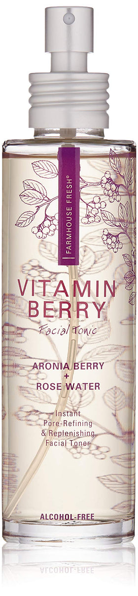 FarmHouse Fresh Vitamin Berry Tonic bottle for refreshing hydration and balance