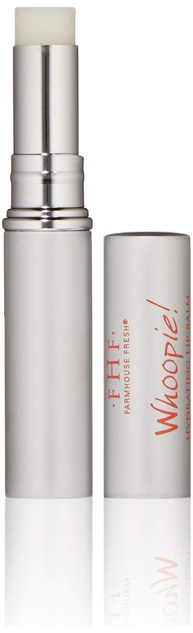 FarmHouse Fresh Whoopie Lip Balm tube ready for hydrating lips, rich texture