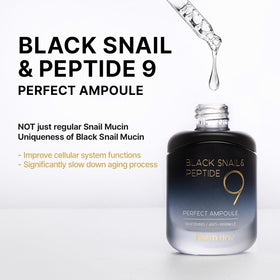 Farmstay ampoule texture closeup highlights essence-like absorption.