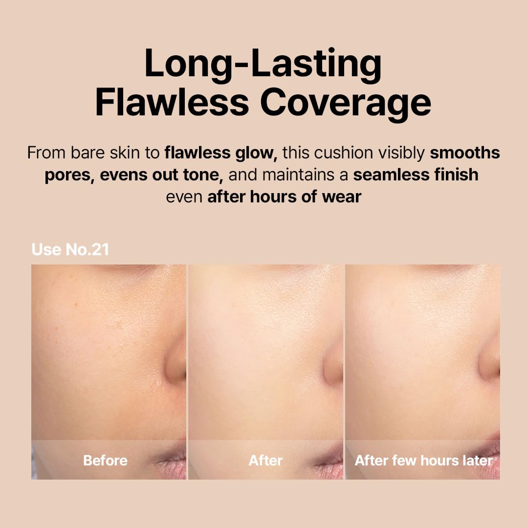 Farmstay medium-to-full coverage swatch on skin shows natural finish.