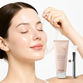 FarmStay Rice & HA mask creates a porcelain canvas for smooth makeup application