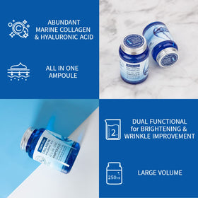 Farmstay serum application routine shows quick daily skincare step.