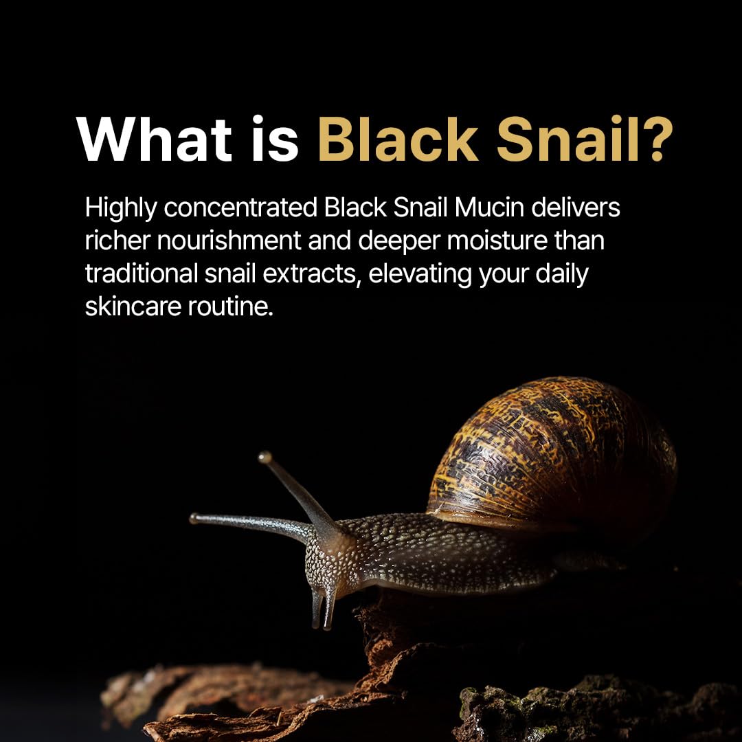 Farmstay snail mucin closeup showcases nourishing mucin for dry skin.