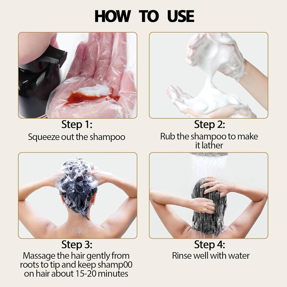 Salon-like results feel at home with Farndu shampoo.