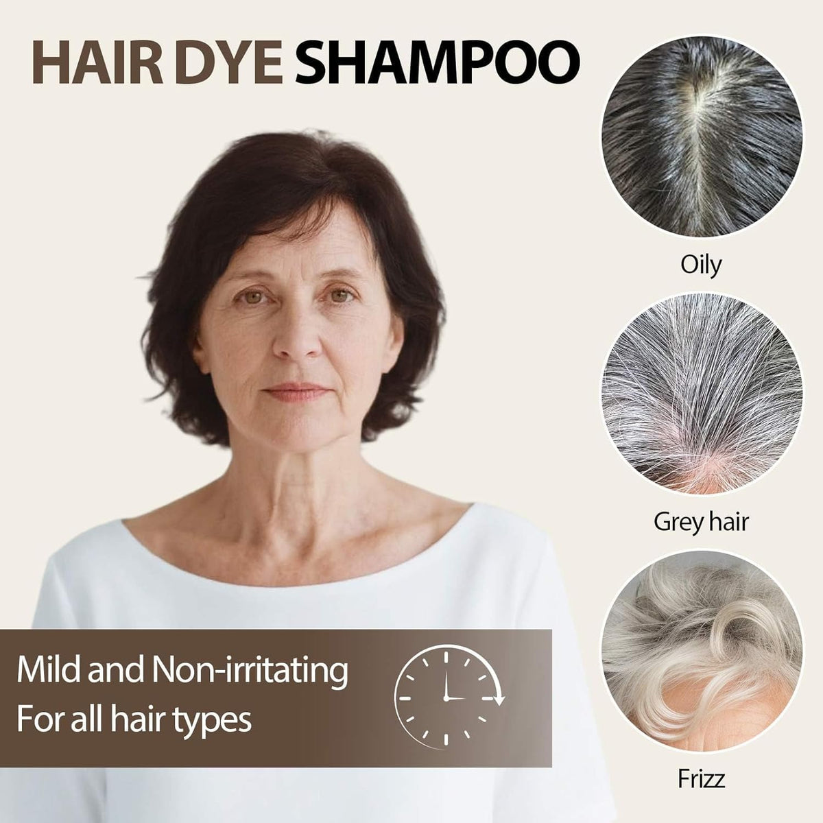 Farndu close up hair shine after use