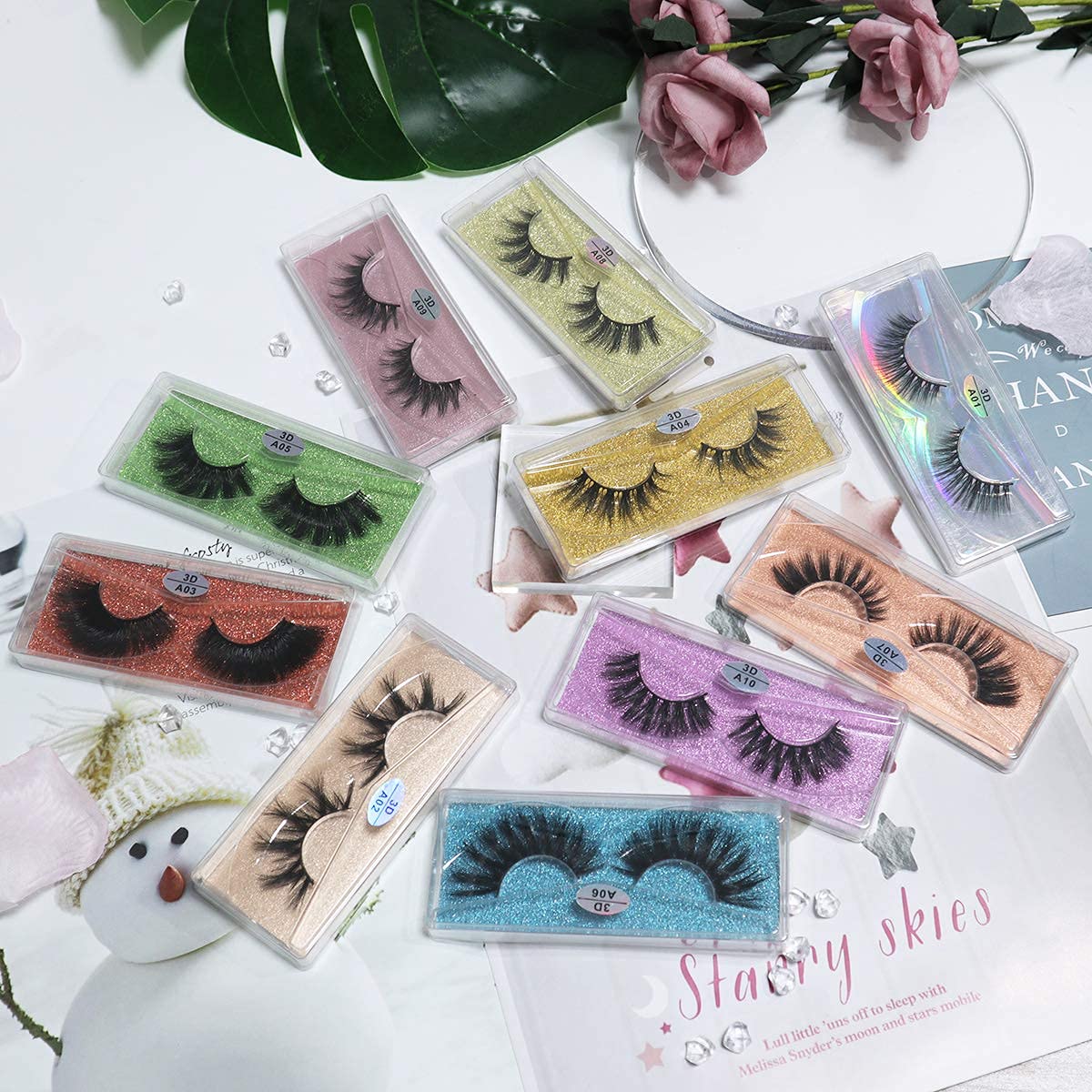 Farred durable reusable lashes up to 20 uses with proper care.