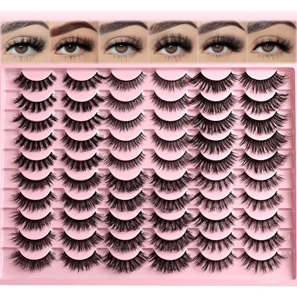 FARRED Lashes six-style pack shown for versatile daily looks