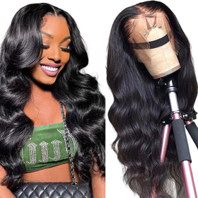 FASCARA lace front wig 13x4 HD lace for seamless skin blend.