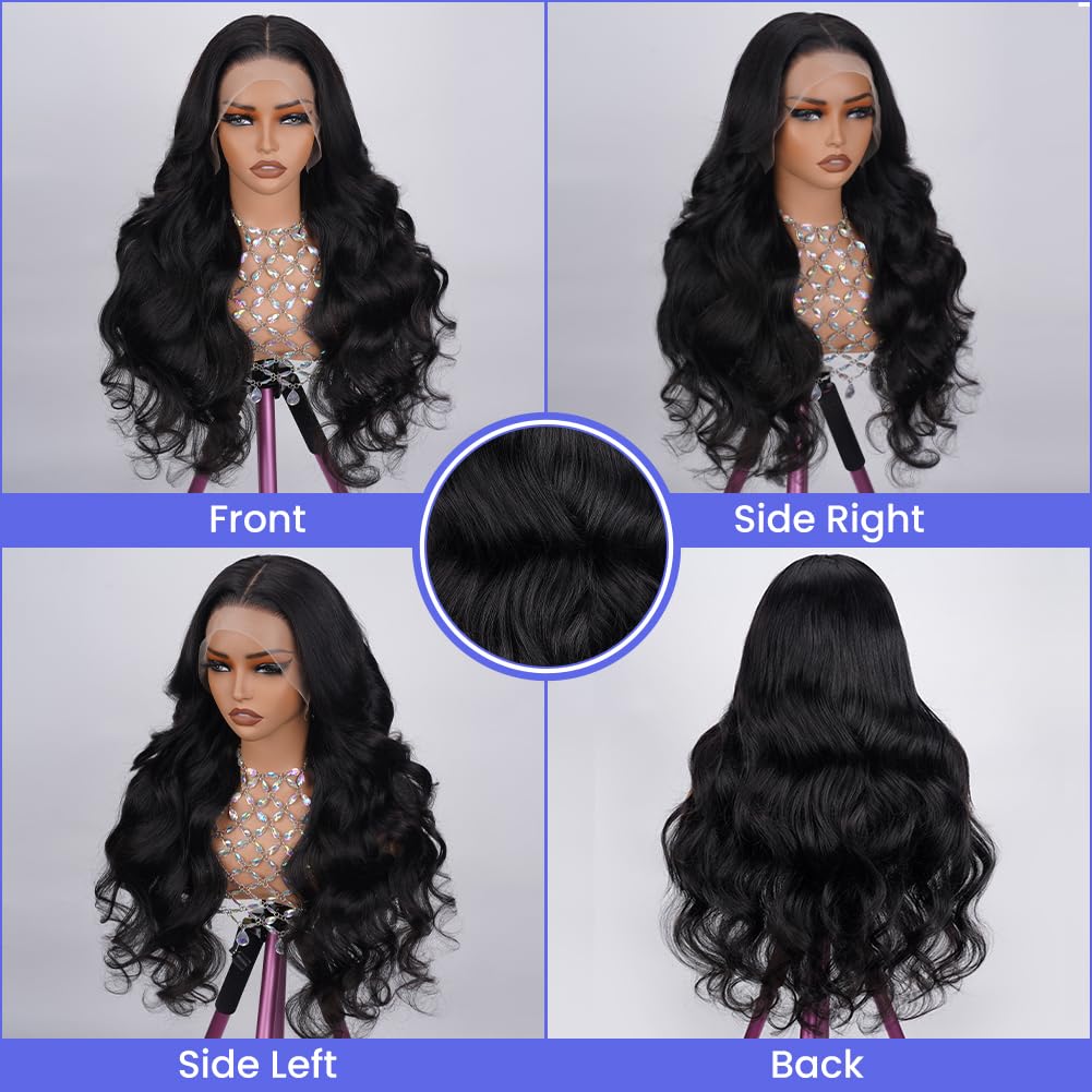 FASCARA lace front offers versatile middle, side parting and ponytail options.