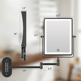 FASCINATE extended arm offers versatile placement and reach.